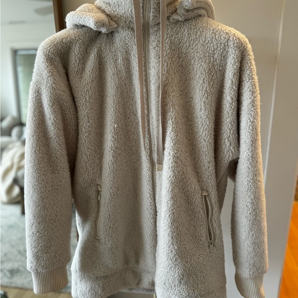 Athleta Tugga Long Sherpa Jack // Ivory - Picture 5 of 7